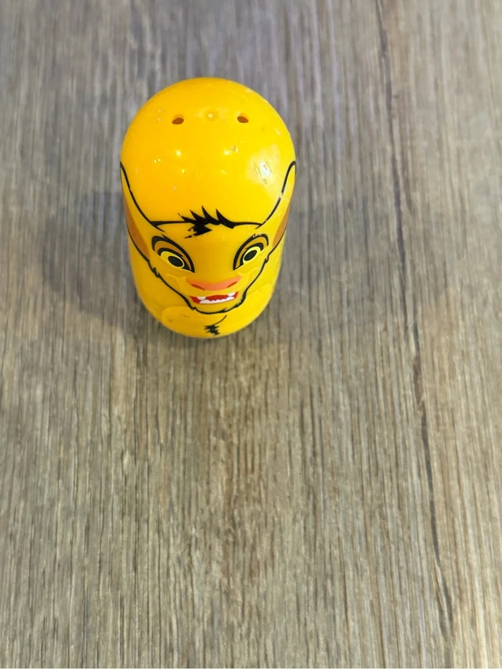 Disney Yellow Lion Tumbler Toy - Simba Face Design